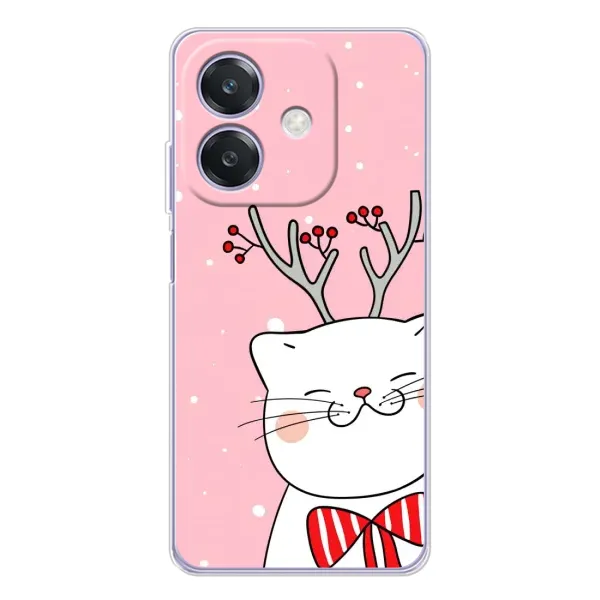 Чехол с принтом «Зимний кот» для OPPO A3