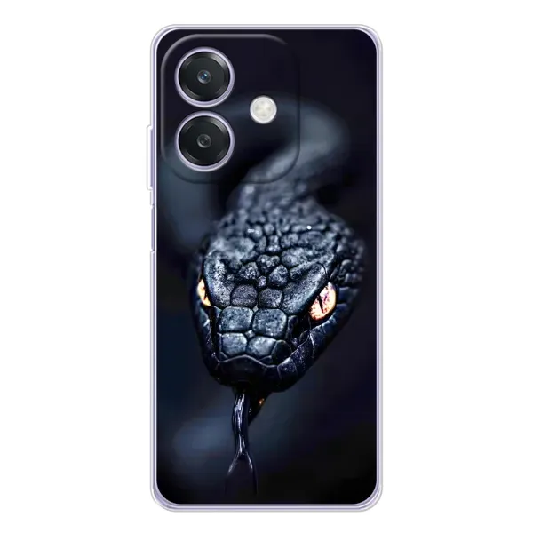 Чохол з принтом «Чорна змія» для OPPO A3