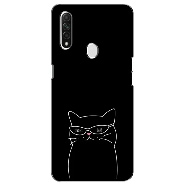 Чехол с принтом «Равнодушный кот» для OPPO A31