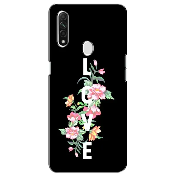 Чехол с принтом «Цветы LOVE» для OPPO A31 Чехол с принтом «Цветы LOVE» для OPPO A31