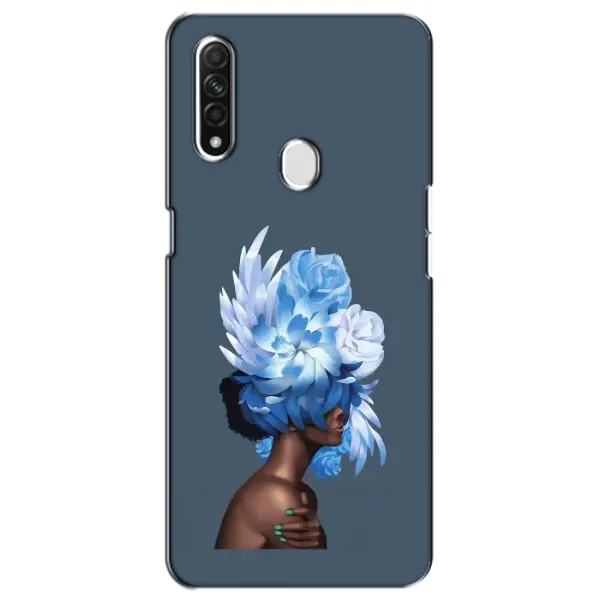 Чехол с принтом «Цветы на голове» для OPPO A31