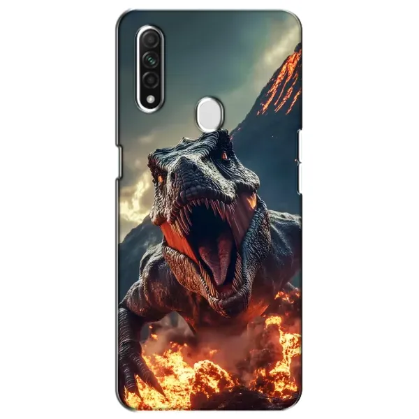 Чехол с принтом «Огненный динозавр» для OPPO A31
