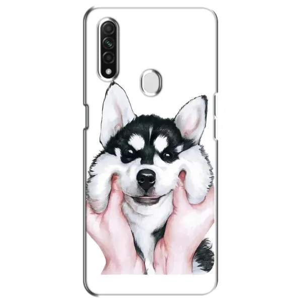 Чехол с принтом «Довольный Хаски» для OPPO A31