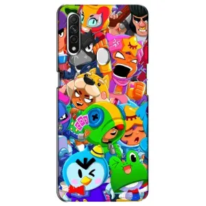 Чехол для Oppo A31 Бравл Старс (VPrint) (Герої Бравл Старс)