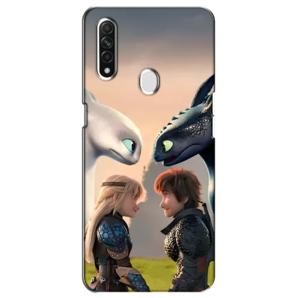 Чохол з принтом «Гикавка і Астрід» для OPPO A31