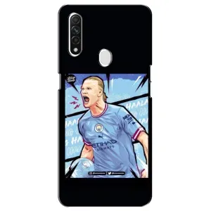 Чехлы с футболистом Ерлинг Холанд для Oppo A31 (AlphaPrint) (гол Эрлинг Холланд)