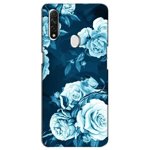 Чехол с принтом «Голубые Бутоны» для OPPO A31
