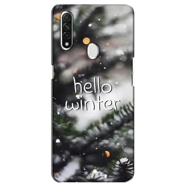 Чохол з принтом «Hello winter» для OPPO A31