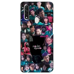 Чохол Гра в кальмара для Oppo A31 (Колаж Гра кальмара)