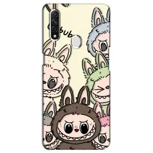 Чохол з Лабубу на Oppo A31 (Золота мавпа Bored Ape)