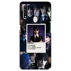 Чохли Венсдей на Oppo A31 Уенсдей (AlphaPrint) (колаж Венздей)