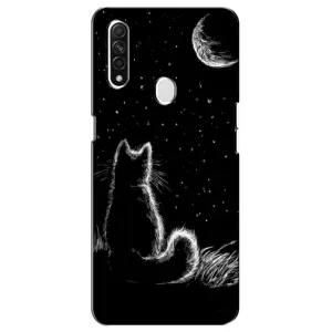 Чехол с принтом для Oppo A31 (AlphaPrint) Модные коты