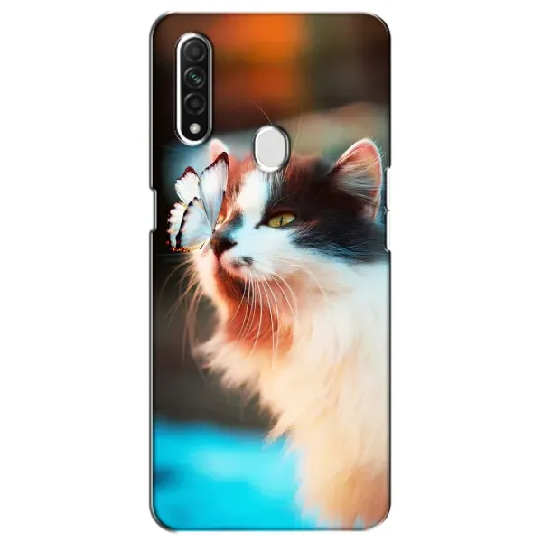 Чехол с принтом «Котик с бабочкой» для OPPO A31 Чехол с принтом «Котик с бабочкой» для OPPO A31