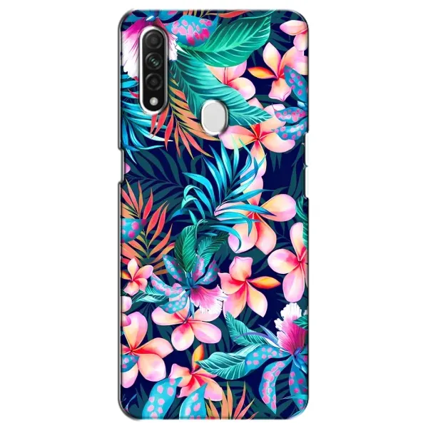 Чехол с принтом «Красочные цветы» для OPPO A31