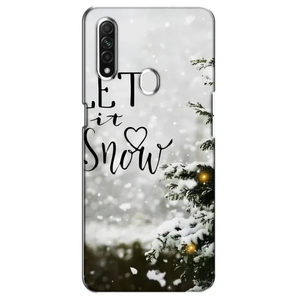 Чохол з принтом «Let it snow» для OPPO A31