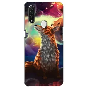 Чехлы с картинкой Лисички для Oppo A31 (VPrint) (Лисица в космосе)