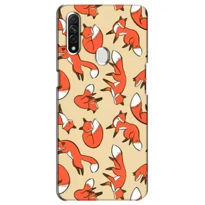 Чехлы с картинкой Лисички для Oppo A31 (VPrint) (Лисички)