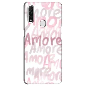 Чохол з розовим принтом для Oppo A31 (Аморе любов)