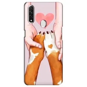 Чехлы с собаками для Oppo A31 (VPrint) (Любовь к собакам)