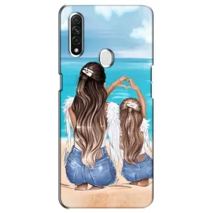 Чехол с печатью для Oppo A31 - (Мама с ребенком) (AlphaPrint)