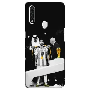 Чехлы для Oppo A31 (Leo чемпион) (AlphaPrint) (Месси в накидке)