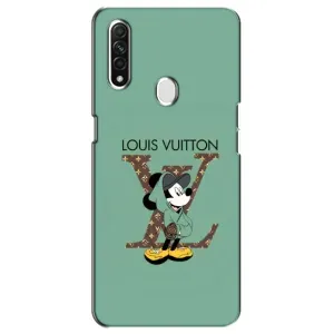 Чохли Луі Вітон для Oppo A31 (AlphaPrint - LOUIS VUITTON) (Міккі Маус LV)