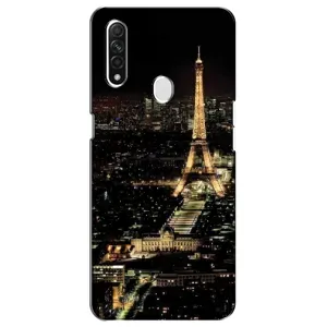 Чохол Ейфелева Вежа Oppo A31 - (AlphaPrint) (Нічний Париж)