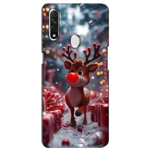Чохол з принтом «Олень серед подарунків» для OPPO A31