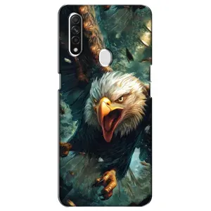 Чехол с картинкой «Хищники» для Oppo A31 (Орел в полете)