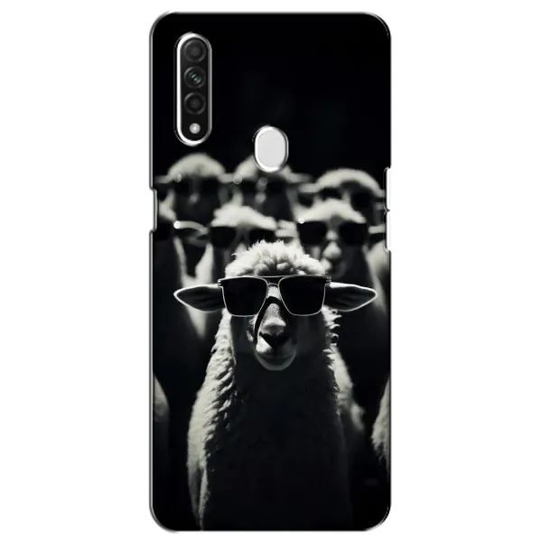 Чохол з принтом «Овечка в окулярах» для OPPO A31