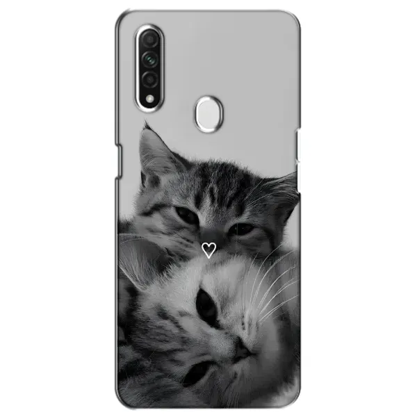 Чехол с принтом «Пара котов» для OPPO A31