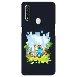 Чохол Майнкрафт на Oppo A31 (AlphaPrint) Minecraft (персонажі Minecraft)