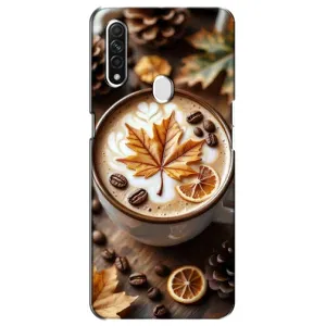 Чохол з унікальним дизайном 'Осінь з кавою' для Oppo A31 (Пряна кава)