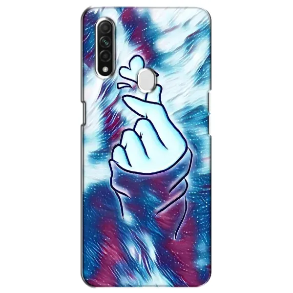 Чохол з принтом «Радужне серце» для OPPO A31 Чохол з принтом «Радужне серце» для OPPO A31