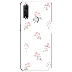 Чохол з розовим принтом для Oppo A31 (Рожеві квіти)