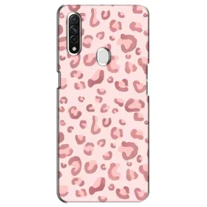 Чохол з розовим принтом для Oppo A31 (Рожевий леопард)