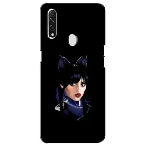 Чохли Венсдей на Oppo A31 Уенсдей (AlphaPrint) (серйозна Венздей)
