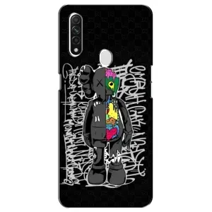 Чохли для Oppo A31 - Bearbrick Louis Vuitton (PREMIUMPrint) (Стиль Bearbrick)