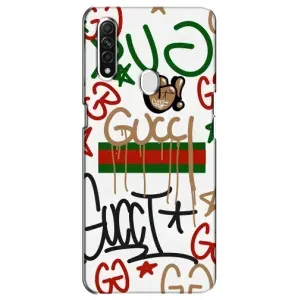 Бренднові Чохли для Oppo A31 - (PREMIUMPrint) (Стиль GUUCI)