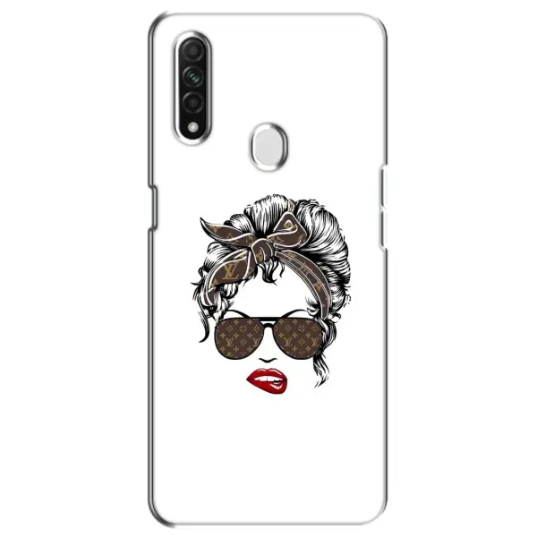 Чохол з принтом «стильна з луі вітон» для OPPO A31