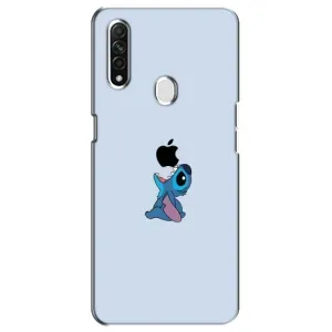 Чохол з принтом Стіч на OPPO A31 (Stitch apple)