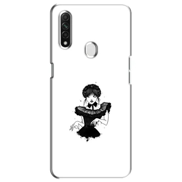 Чохол з принтом «танець Венздей» для OPPO A31