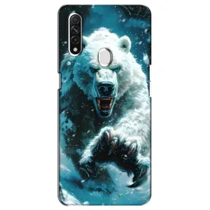 Чехол с картинкой «Хищники» для Oppo A31 (Полярный медведь)