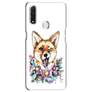 Чехлы с картинкой Лисички для Oppo A31 (VPrint) (Веселая лисичка)