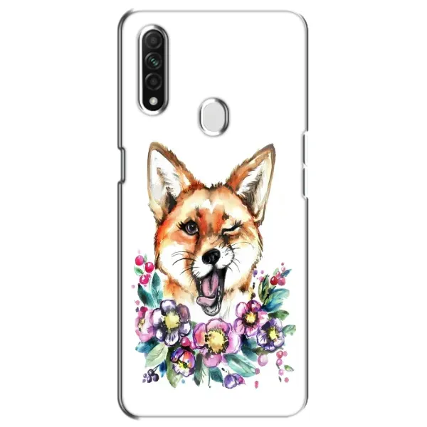 Чехол с принтом «Веселая лисичка» для OPPO A31