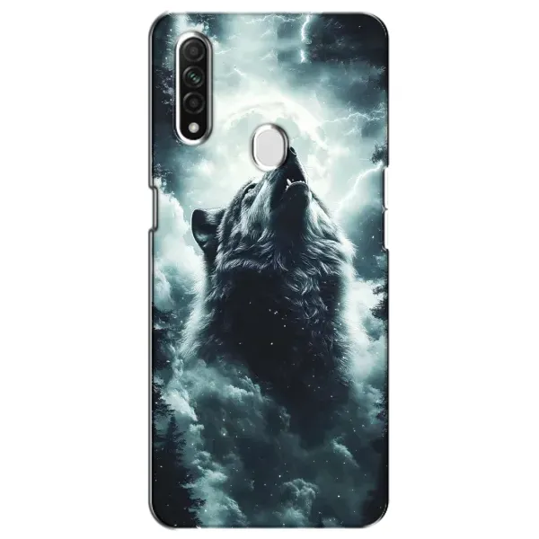 Чехол с принтом «Волк в облаках» для OPPO A31