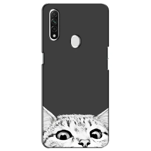 Чехол с принтом «Выглядывает кот» для OPPO A31 Чехол с принтом «Выглядывает кот» для OPPO A31