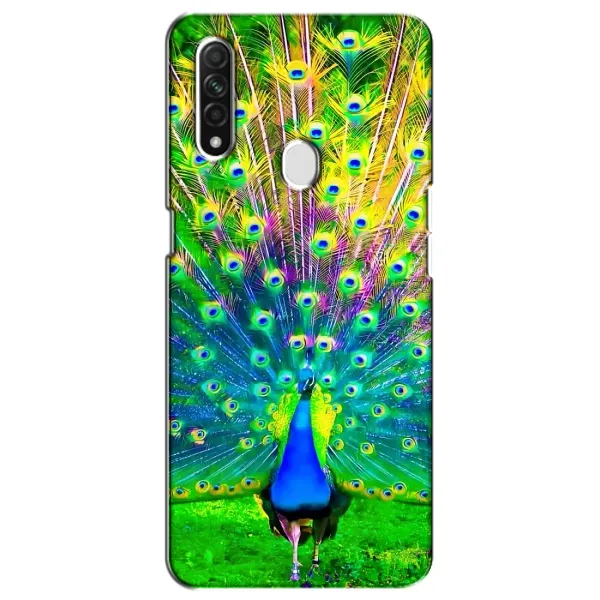 Чехол с принтом «Яркий Павлин» для OPPO A31