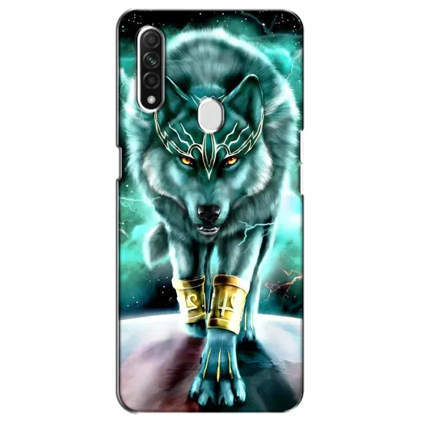 Чехол с принтом «Яркий волк» для OPPO A31