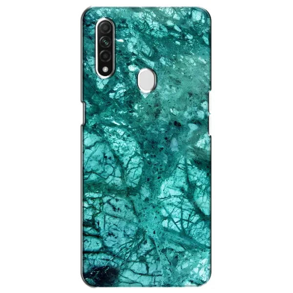 Чехол с принтом «Зеленый мрамор» для OPPO A31